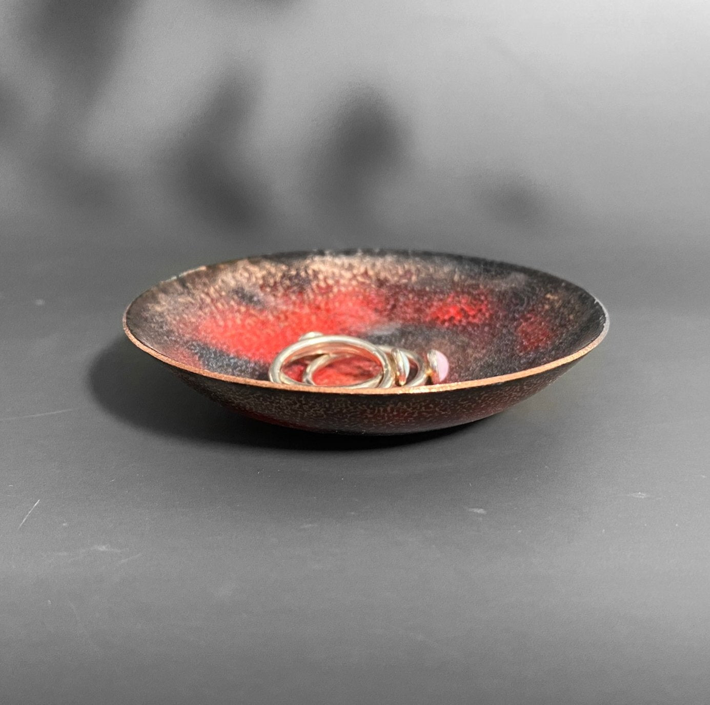 Copper Enamel Red Trinket Dish - MaisyPlum – MaisyPlum