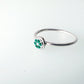 Pinwheel Silver Enamel Stacking Ring - MaisyPlum