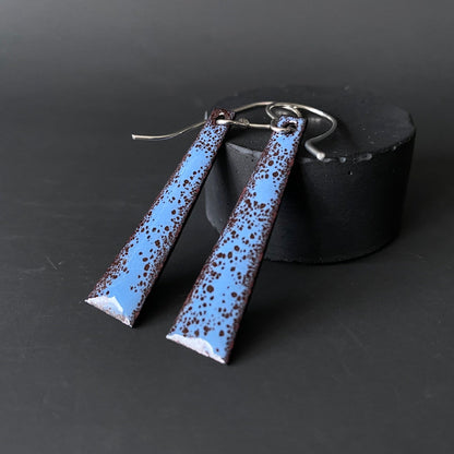 Blue Trapezoid Earrings - MaisyPlum