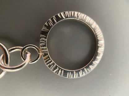 Freeform Silver Bracelet