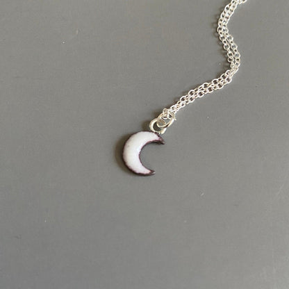 Tiny Crescent Moon Pendant - MaisyPlum