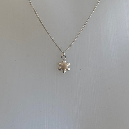 Tiny Snowflake Pendant - MaisyPlum